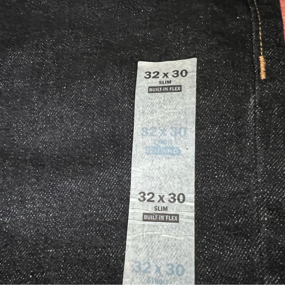 NWT OLD NAVY Dark Blue Wash Slim Fit Men's Jeans W32 L30 - Picture 3 of 6